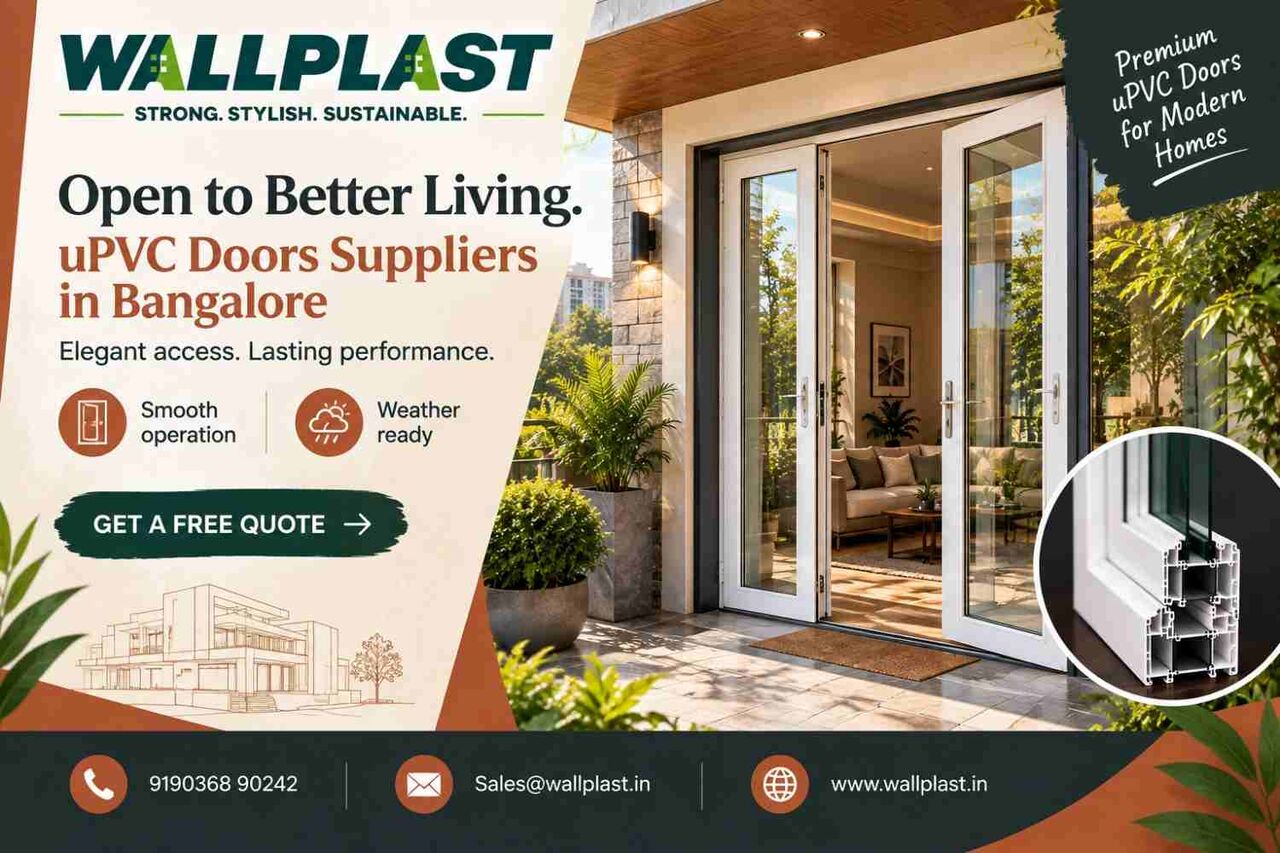 Bangalore, Construction, UPVC Doors Suppliers In Bangalore