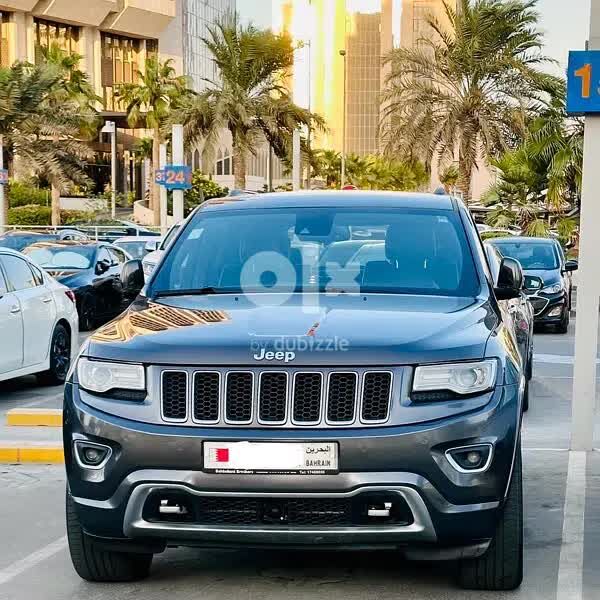 Juffair, Vehicles, Cars & Trucks , BHD 5100,  Jeep Grand Cherokee Overland 5.7 Hemi V8 Full Option Passing May 2027,  2015,  Automatic,  200000 KM,