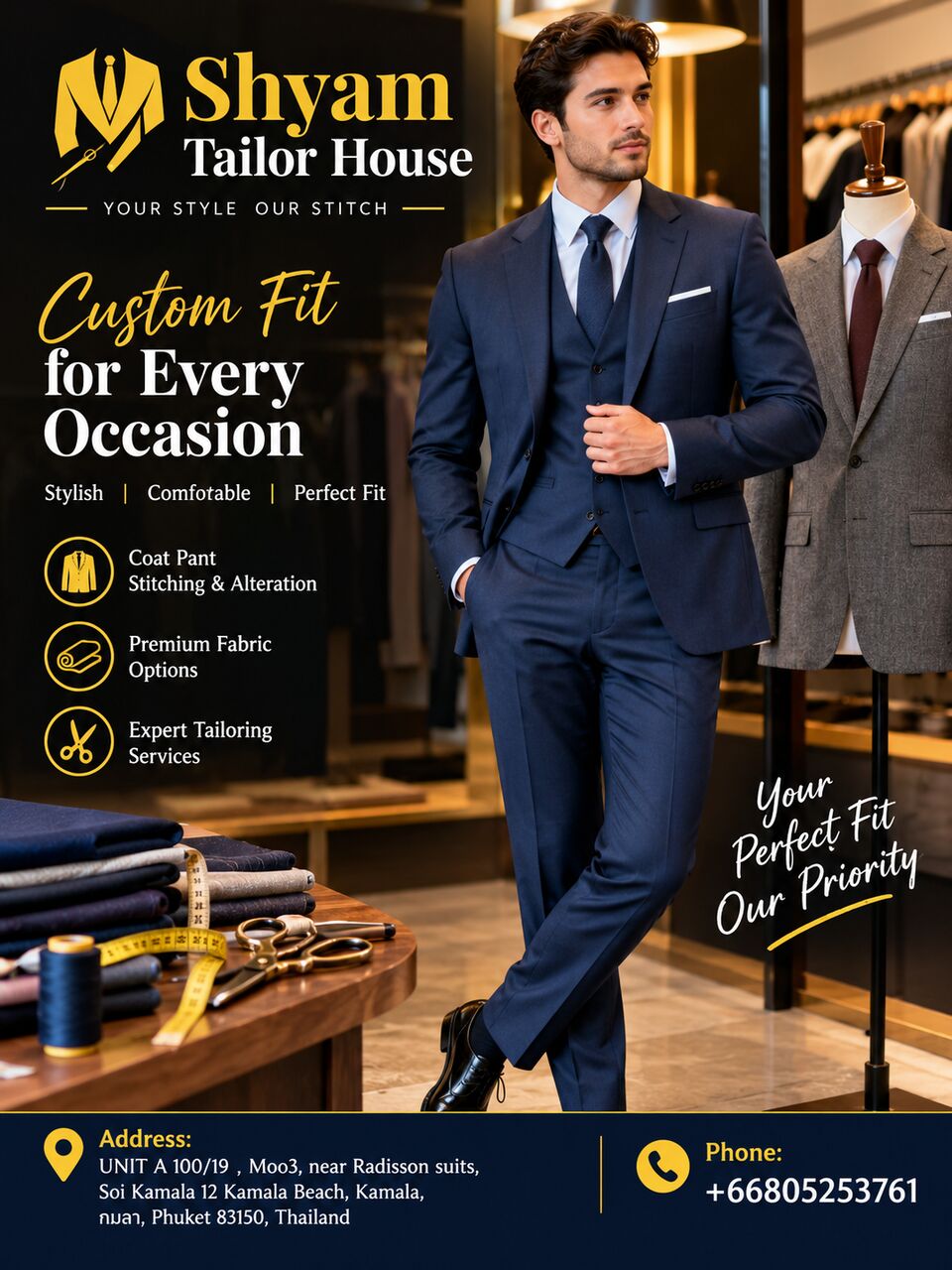 Bangkok, Materials, Best Tailor In Kamala Beach For Custom Clothing