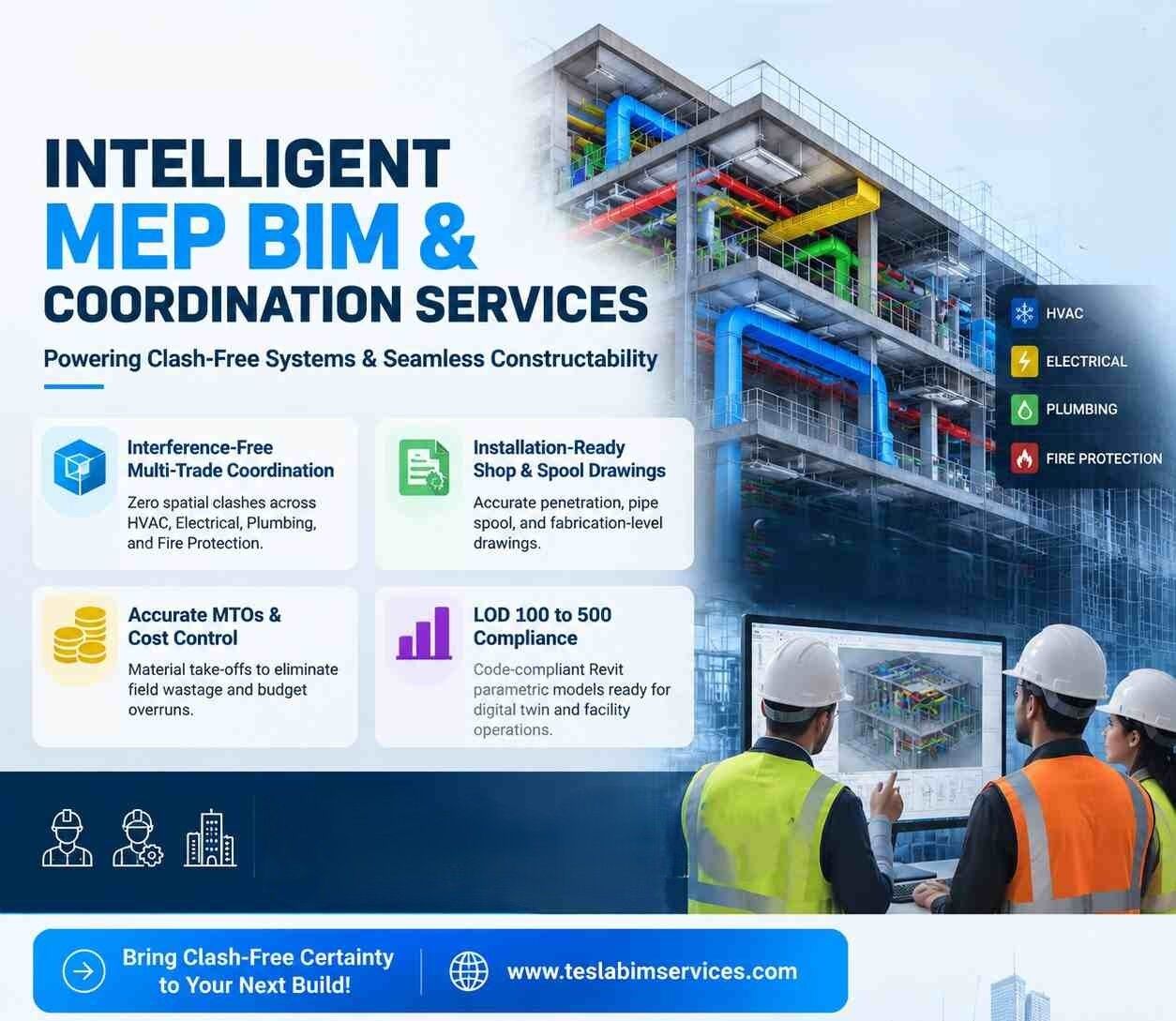 New York, Construction, 🚀 Why MEP BIM & Coordination Is Transforming Project Delivery & Constructability