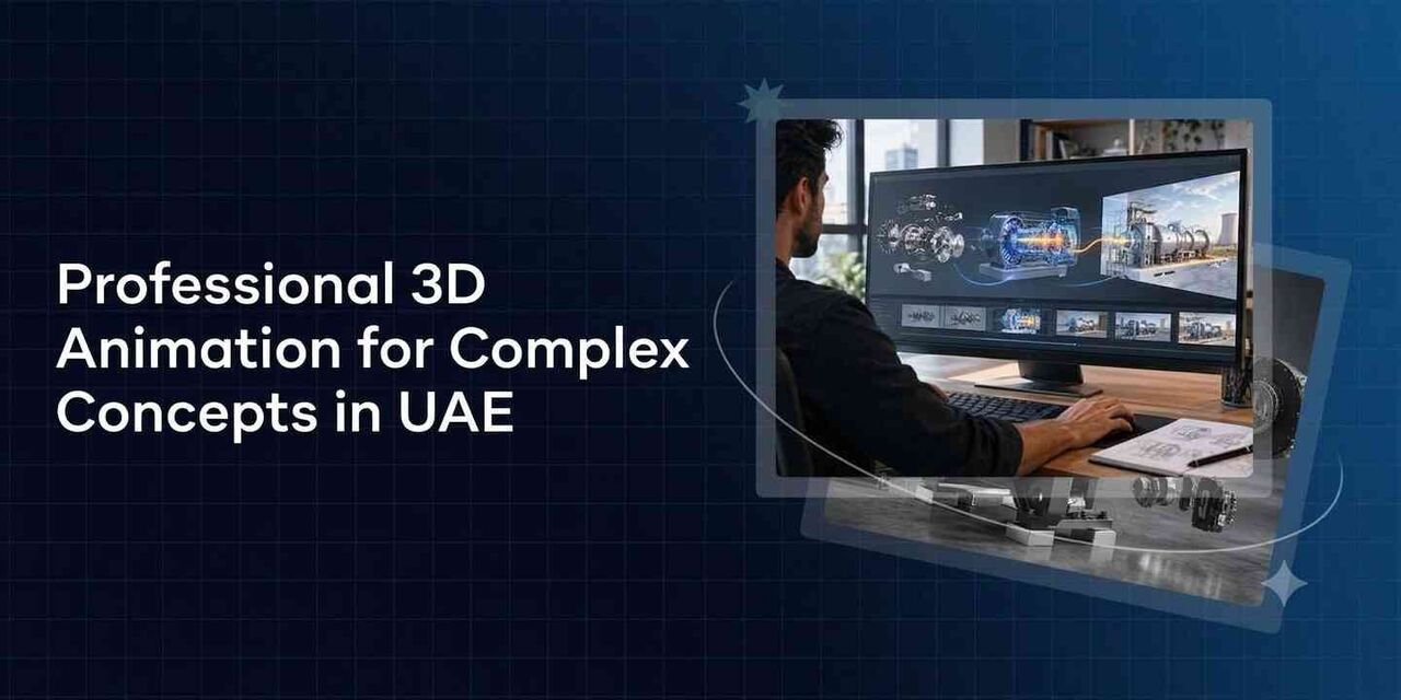 Dubai, Photo & Video, Professional 3D Animation For Complex Concept In UAE