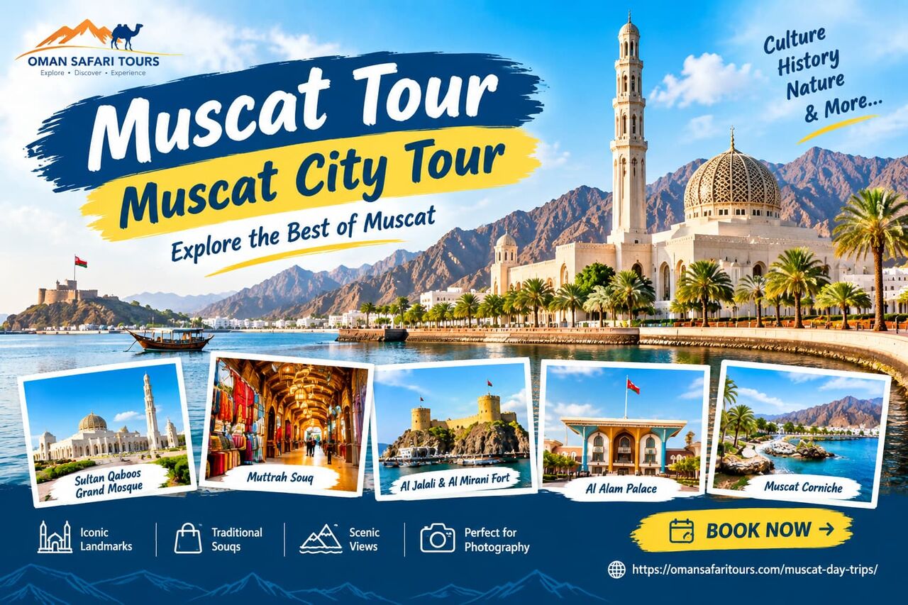 New York, Tickets, USD 100,  Muscat Tour | Muscat City Tour - Explore The Best Of Muscat