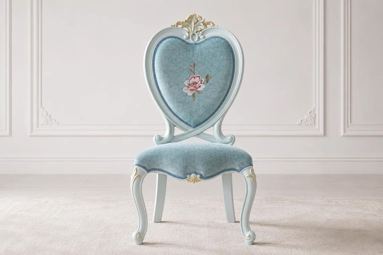 Mumbai, Furniture, INR 175000,  Hand-Carved Round Dining Table Set | French Luxury Furniture