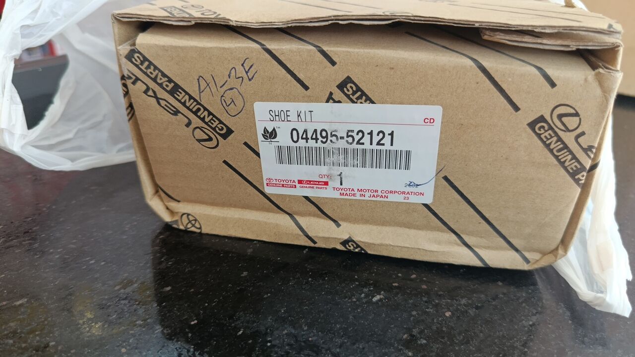 Jeddah, Auto Parts, SAR 240,  Toyota Corolla Original Break Shoes Back Side( Hilali)