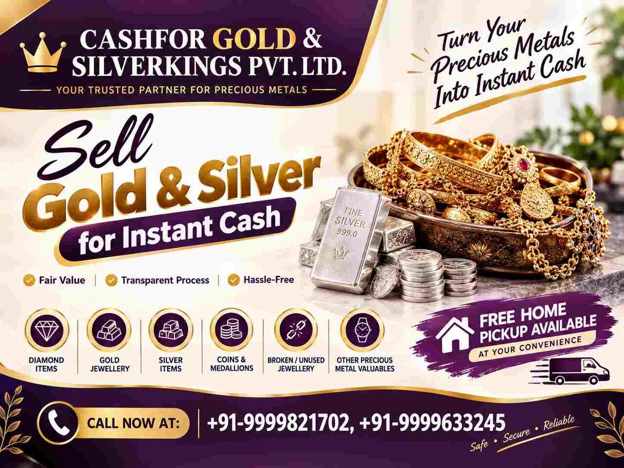 Noida, Items Wanted, Is It Easy To Sell Gold From Home Without Paying Any Charges?