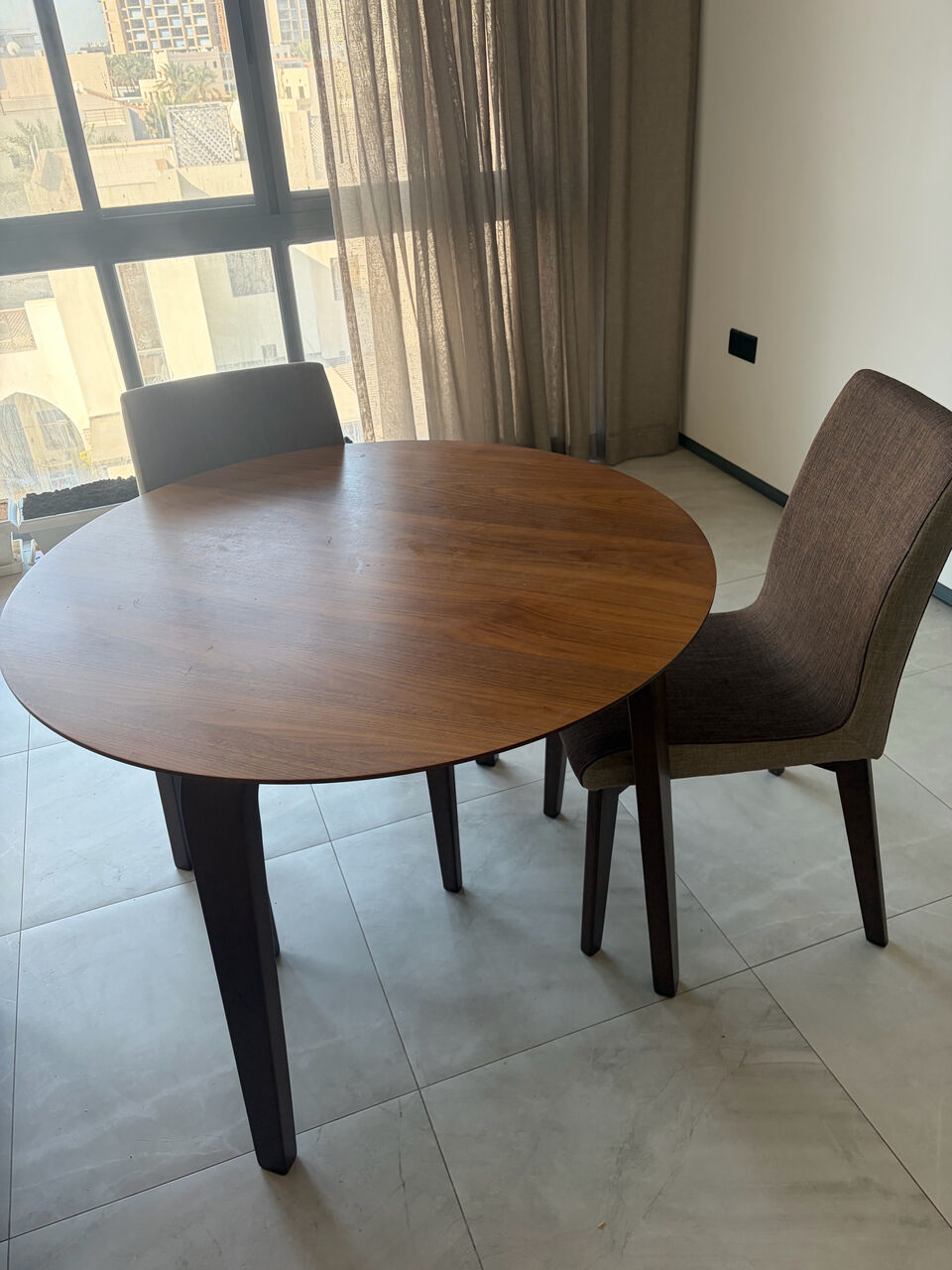 Manama, Furniture, BHD 35,  Round Table With Two Chairs