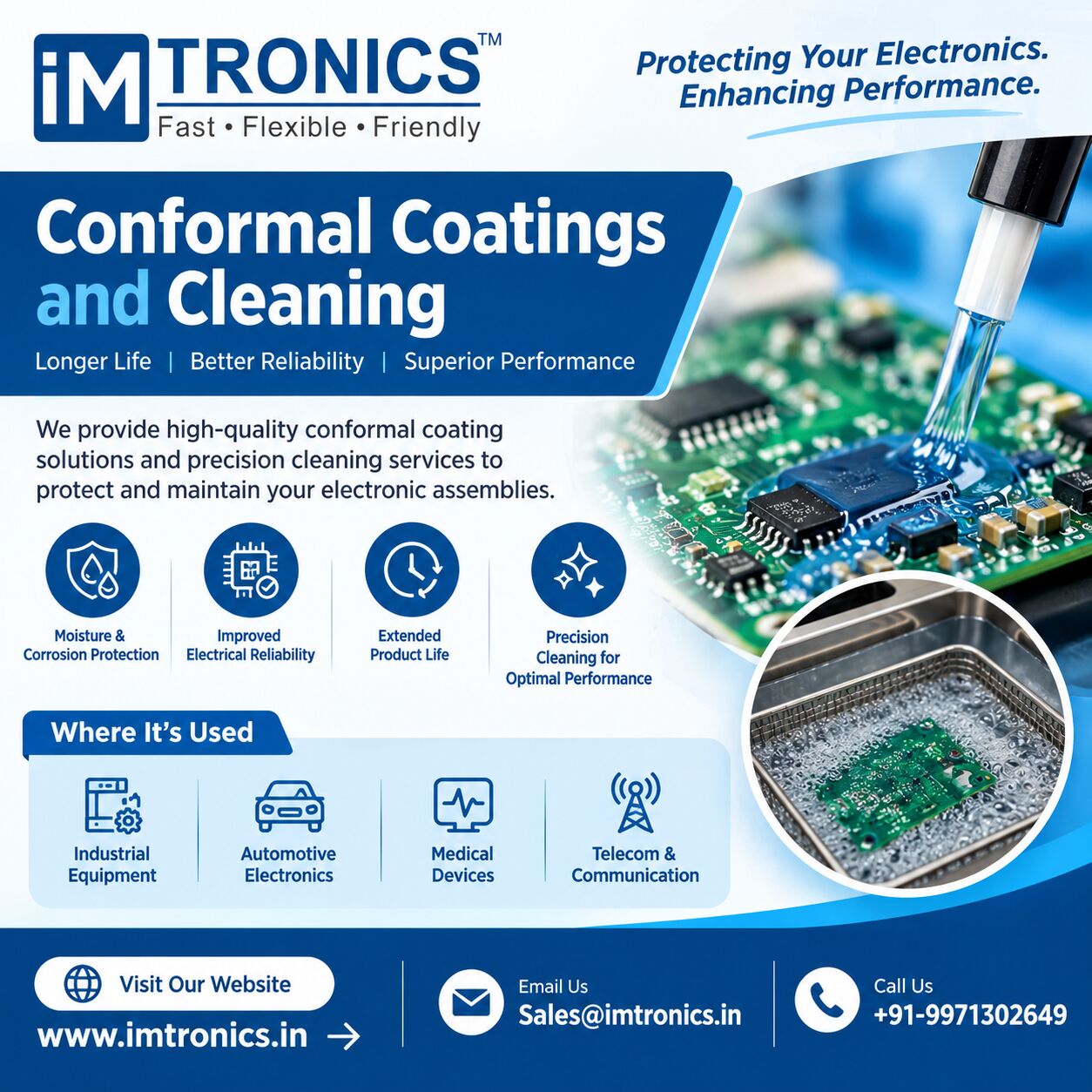 Noida, Industrial Machinery, Conformal Coatings And Cleaning For Electronics