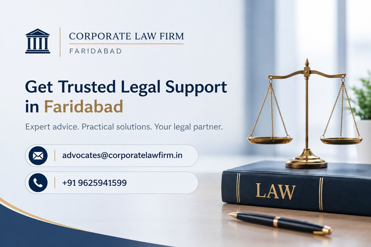 Ghaziabad, Legal, How Can Corporate Law Firm Faridabad Help With Business Legal Matters?