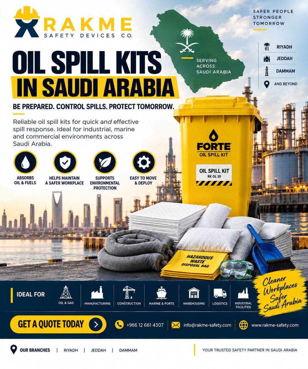 Dubai, Construction, Oil Spill Kits In Saudi Arabia