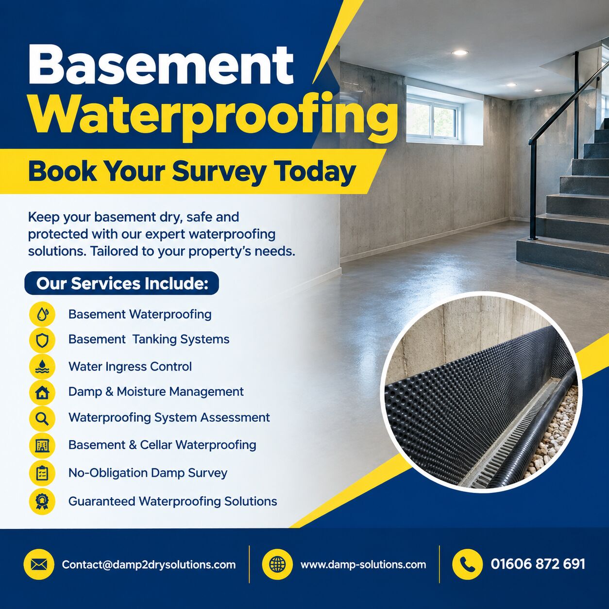 London, Household, Basement Waterproofing &ndash; Book Your Expert Survey