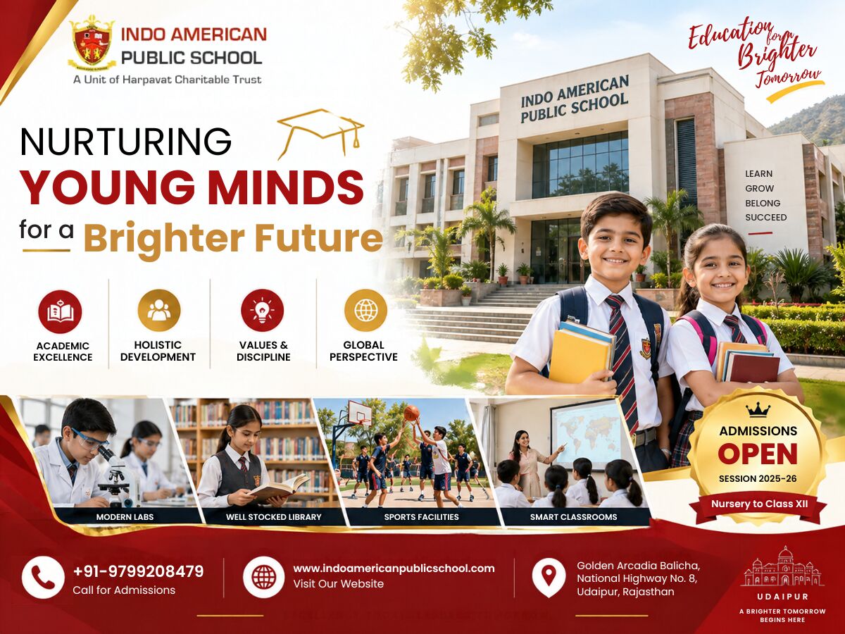 Jaipur, Education, Udaipur Cbse School - Indo American Public School