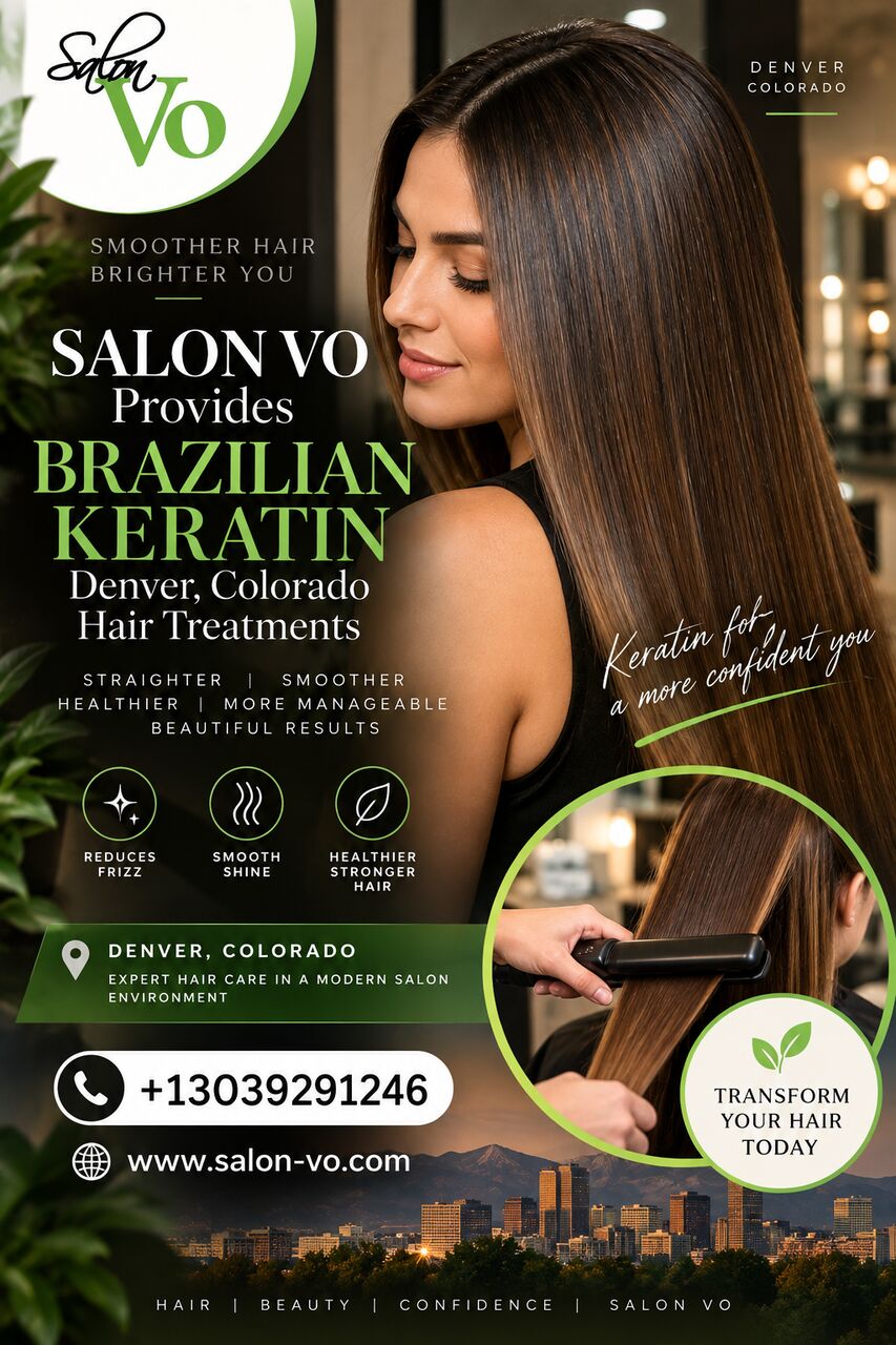 New York, Beautician, SALON VO Provides Brazilian Keratin Denver, Colorado Hair Treatments