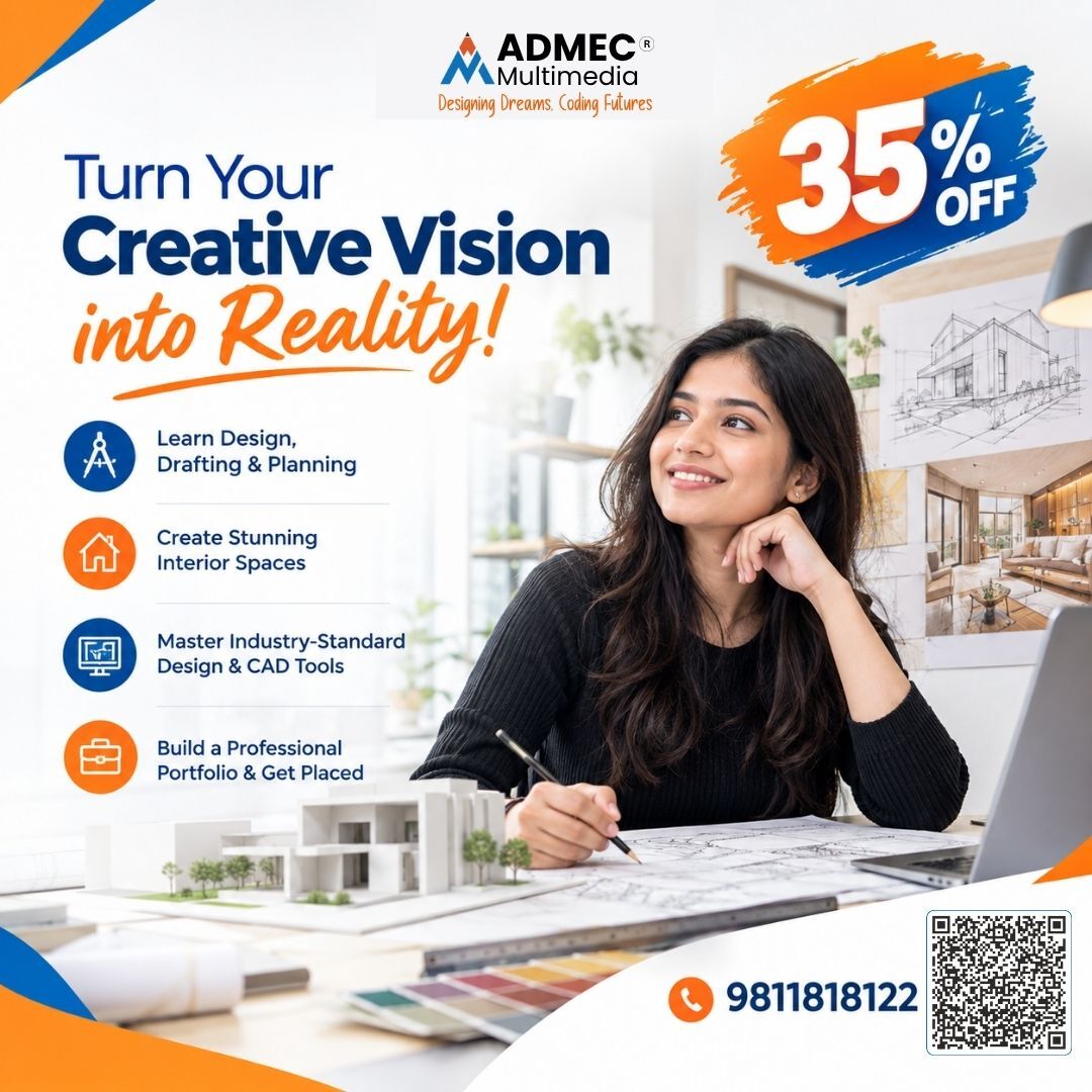 New Delhi, Education, Get Professional Learning At Architect & Interior Design Training-35% OFF