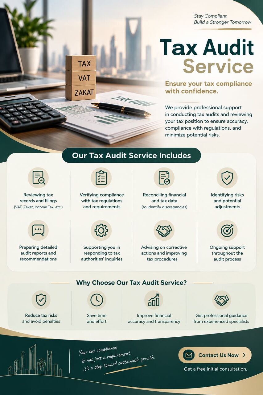 Jeddah, Accounting, Tax Audit Service