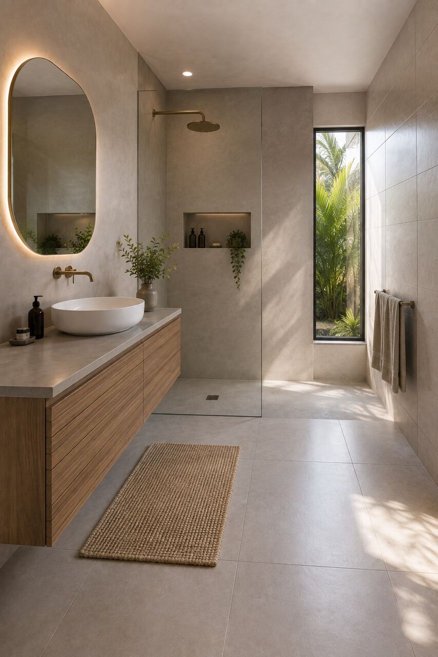 Brisbane, Construction, Seamless Microcement Finishes For Contemporary Bathroom And Flooring Projects