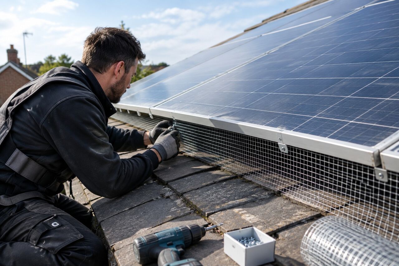London, Business, Bird Proofing Solar Panels In Ashford &ndash; Reliable Solar Panel Bird Protection