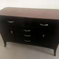 SAR 500,  Dark Wood Buffet / Sideboard &ndash; 2 Doors, Total 5 Drawers