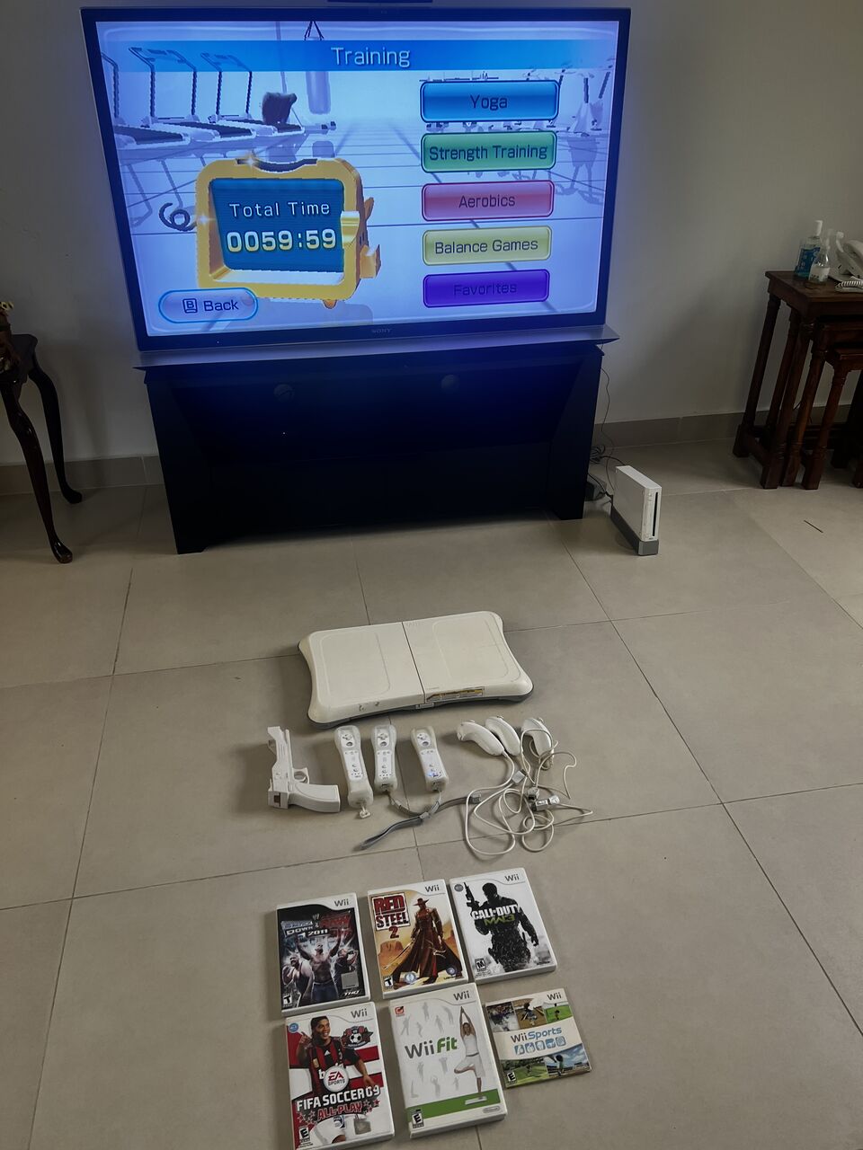 Al Khalidyia, Toys & Games, SAR 750,  Nintendo Wii Complete Bundle &ndash; Console, 3 Remotes, Balance Board, Games & Accessories