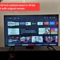 BHD 40,  Tcl 43 Inch Android Smart Tv With Original Remote 40 Bd Msg 3670 8372