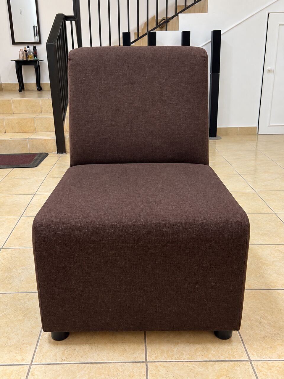 Mahooz, Furniture, BHD 12,  Modern Upholstered Accent Sofa &ndash; Brown & Red Available