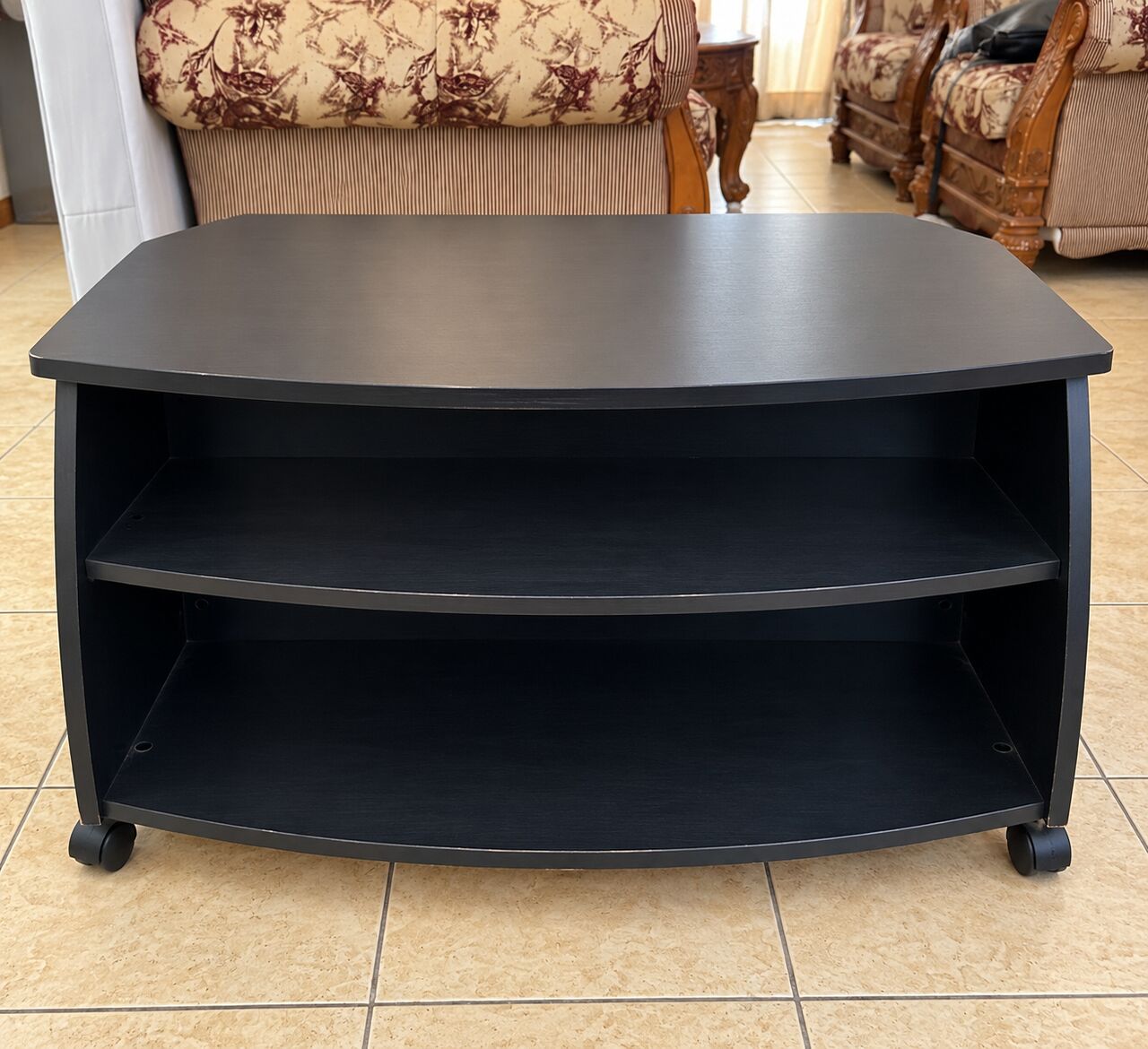 Mahooz, Furniture, BHD 5,  Black TV Stand / Entertainment Unit With Shelves