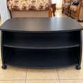 BHD 5,  Black TV Stand / Entertainment Unit With Shelves