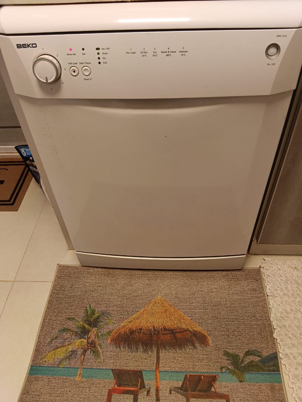 Al Khalidyia, Appliances, SAR 750,  Beko Dishwasher DFN 1510 &ndash; 12 Place Settings &ndash; Excellent Condition