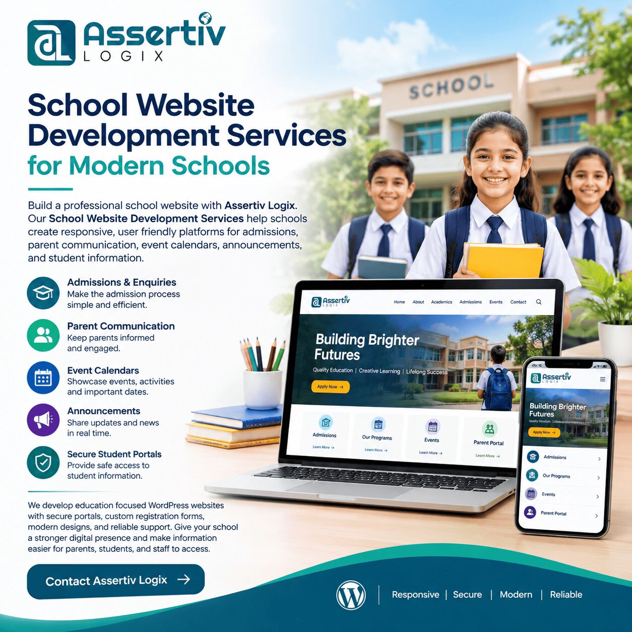 Ahmedabad, Software Development, School Website Development Services For Modern Schools