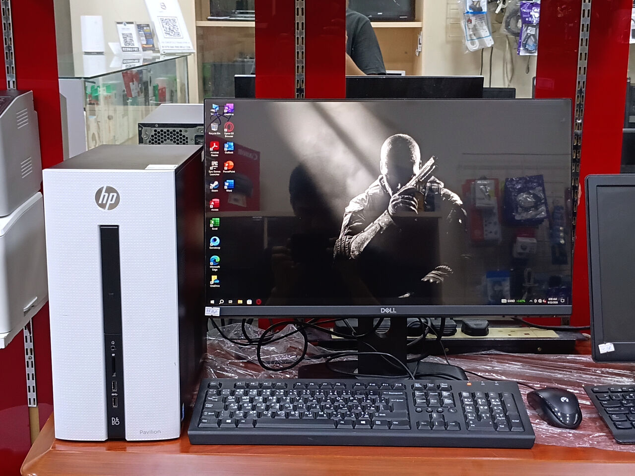 Riffa, Computers, BHD 113,  HP Gaming Computer Set I5 6th Gen 16GB/620GB SSD & HDD 2GB Graphics 24&rsquo;&rsquo; Gaming Display