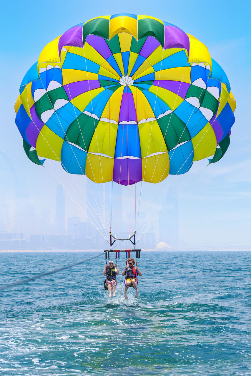 Dubai Marina, Travel, Enjoy Parasailing In Dubai Marina