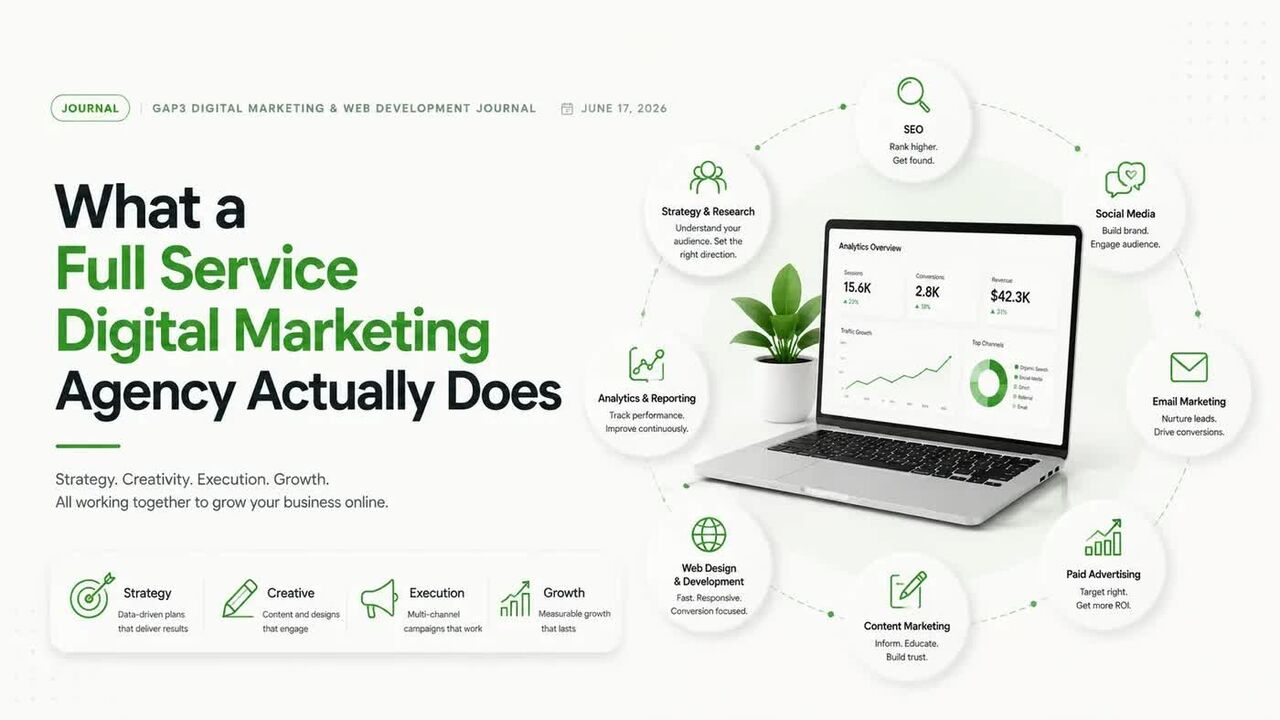Ahmedabad, Marketing, What A Full Service Marketing Agency Does | GAP3