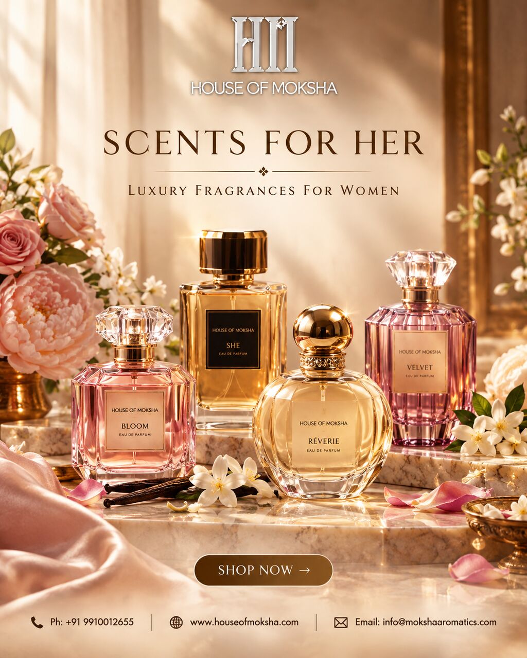 Mumbai, Perfumes & Fragrances, INR 1000,  Buy Luxury Perfumes For Women Online At House Of Moksha.