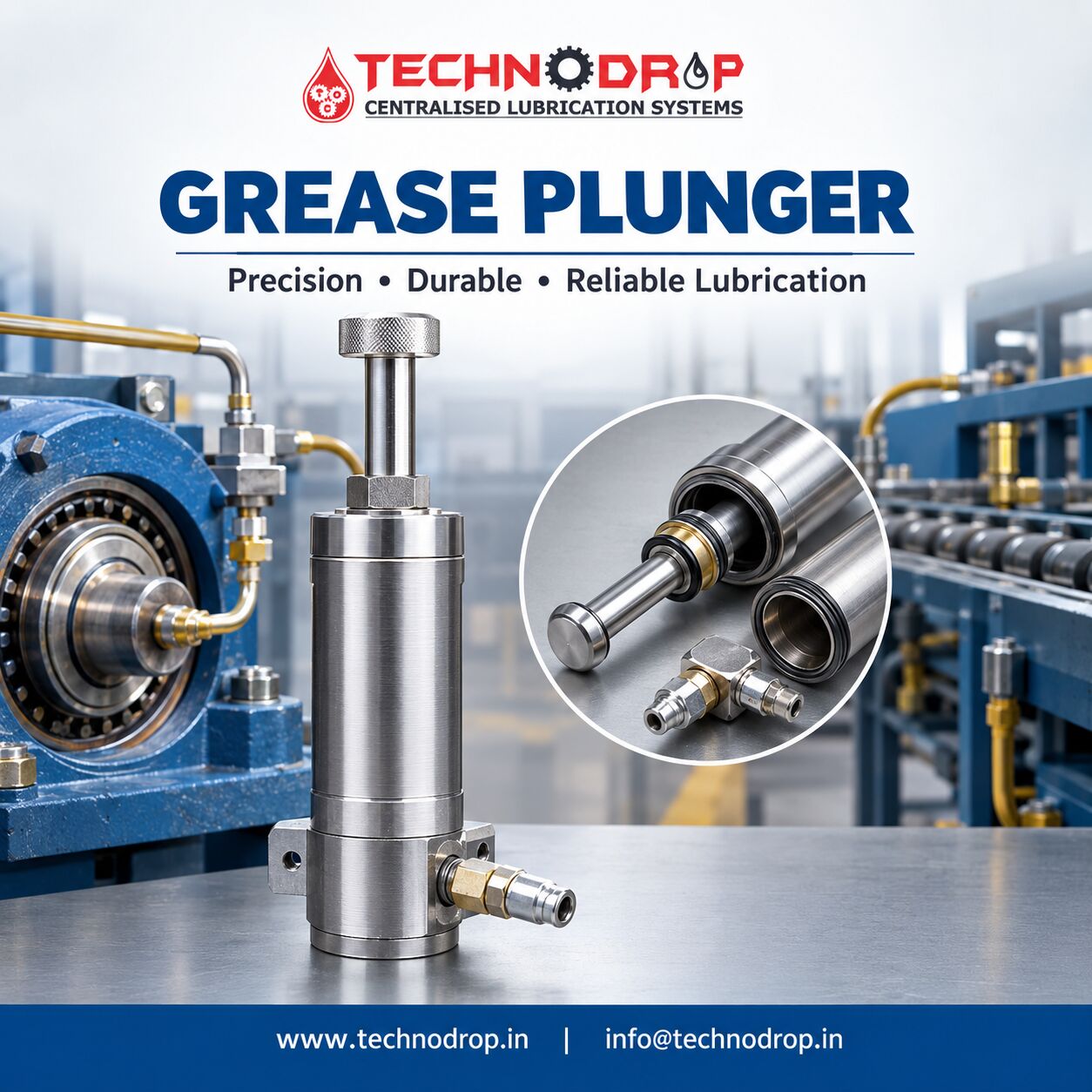 Faridabad, Machinery, Reliable Grease Plunger For Industrial Lubrication