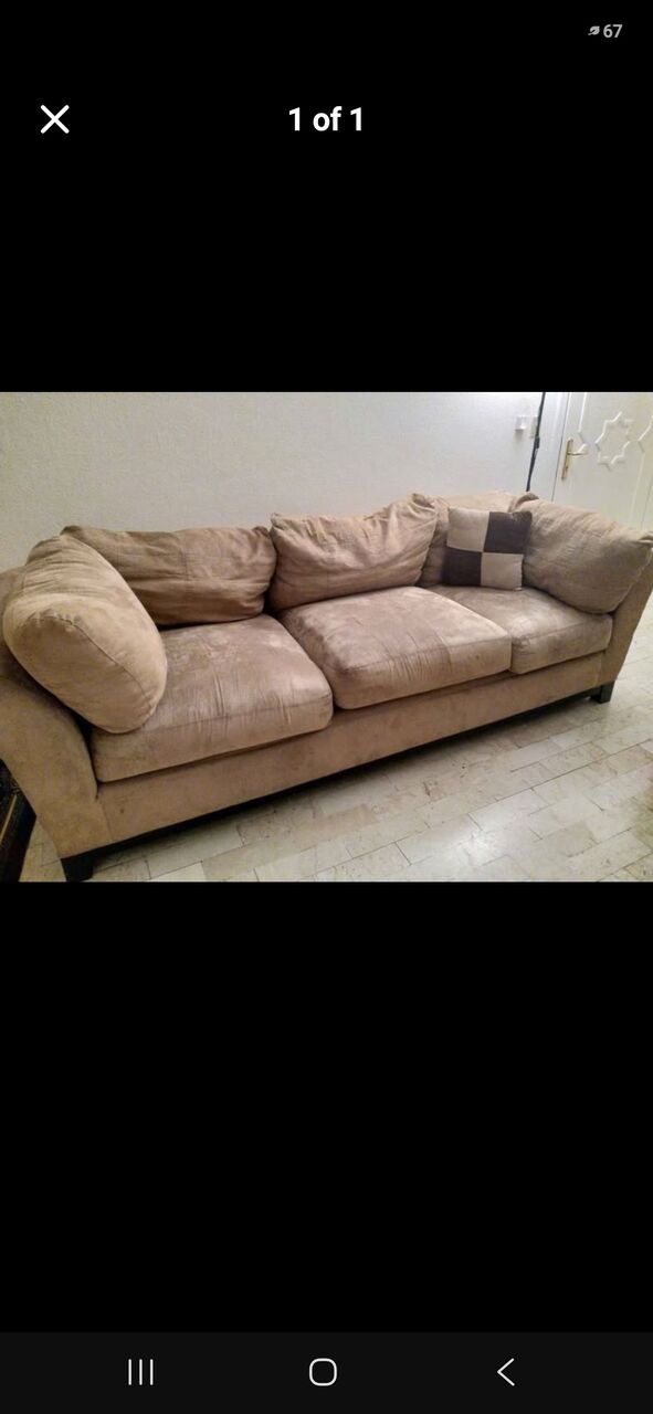 Riyadh, Furniture, SAR 600,  3 Seaterhome Centre Sofa Set Solid Wood