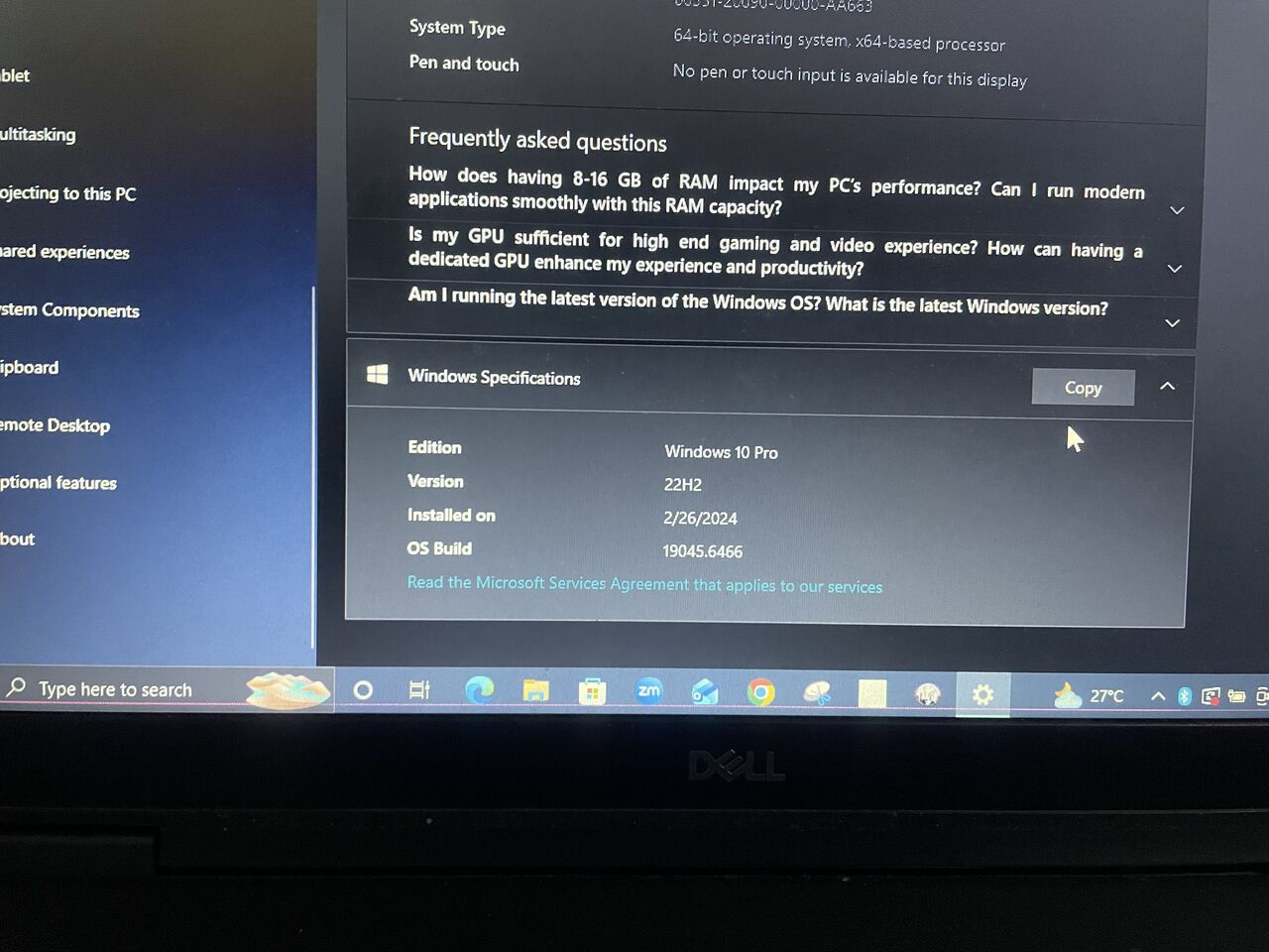 Dammam, Computers, SAR 500,  Dell Latitude 5590 | Intel Core I5 8th Gen | 12GB RAM | 500GB HDD | Windows 10 Pro