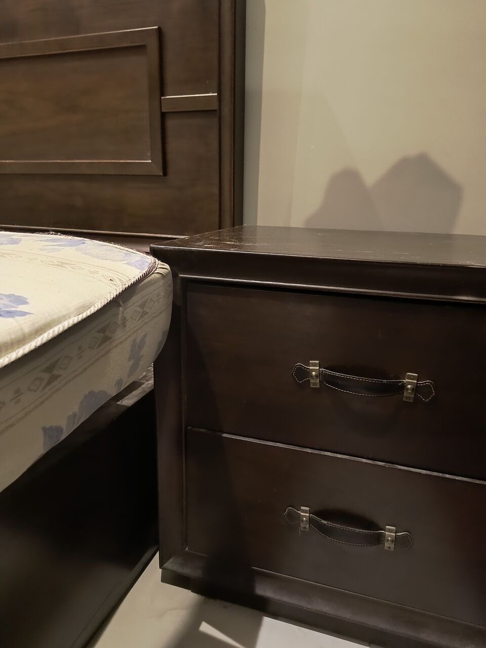 Riyadh, Household Items, SAR 350,  Bed Set With Side Table And Mattress For Sale