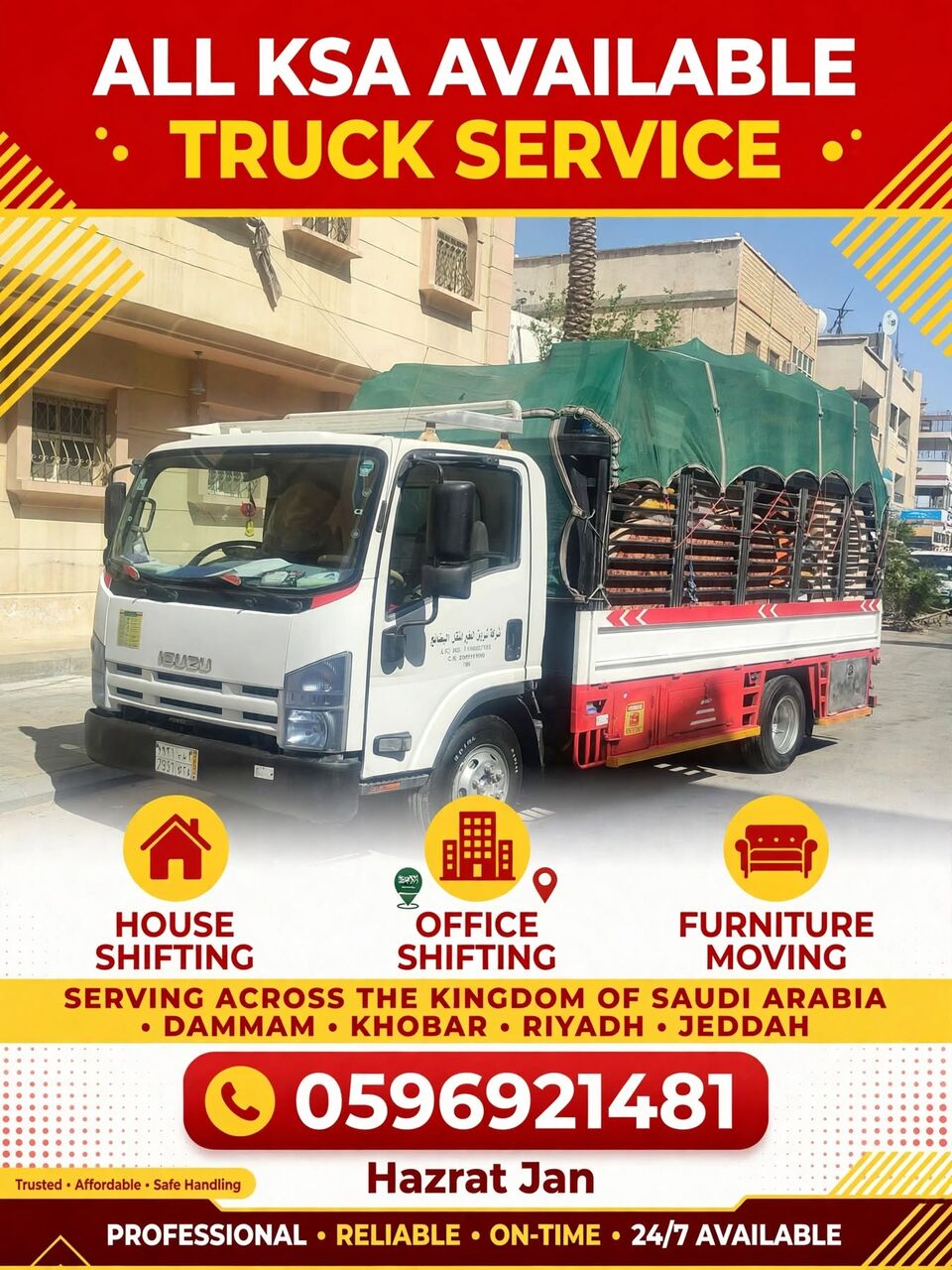 Dammam, Labor/Moving, HOUSE SHIFTING MOVERS & PACKERS 🚚 House  & Transportation Service 📦0596921481