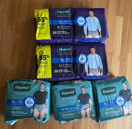 New York, General, Diapers, Briefs And Pads