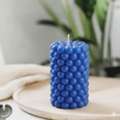 INR 499,  Luxury Blue Scented Candle Long Bubble Pillar Fancy Candle