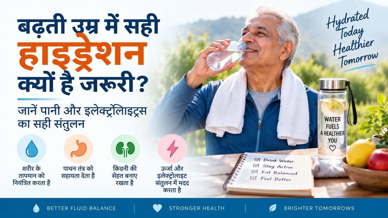 Meerut, Health, बढ़ती उम्र में सही Hydration क्यों है जरूरी?