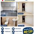 BHD 130/month,  1 BR,  Flat For Rent For Family