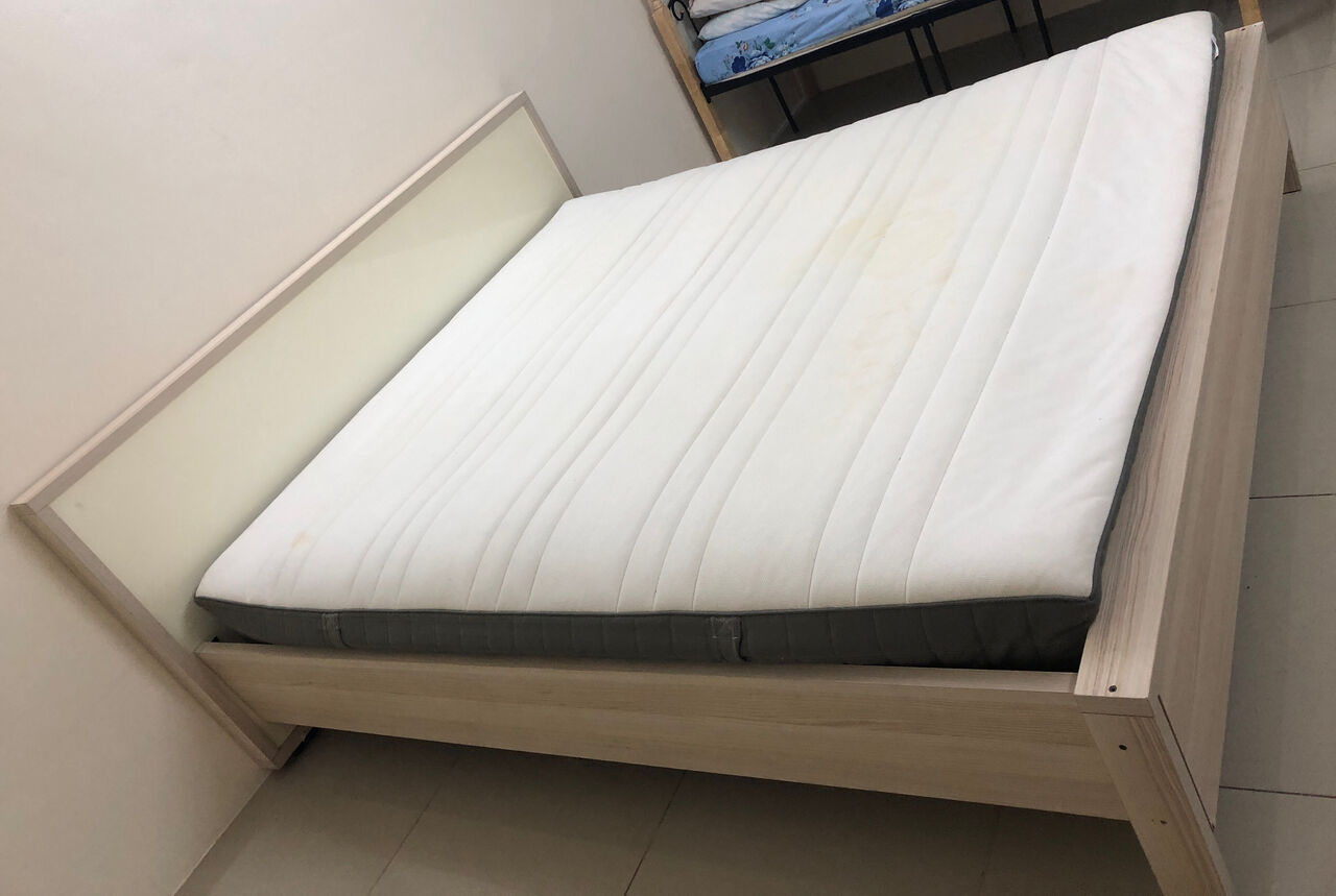 Hoora, Furniture, BHD 35,  King Size Bed With Matress For Sale