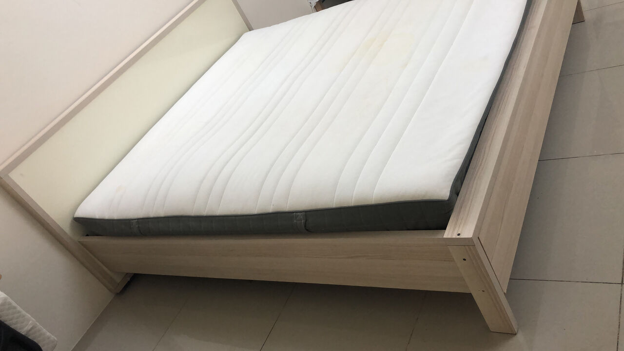Hoora, Furniture, BHD 35,  King Size Bed With Matress For Sale