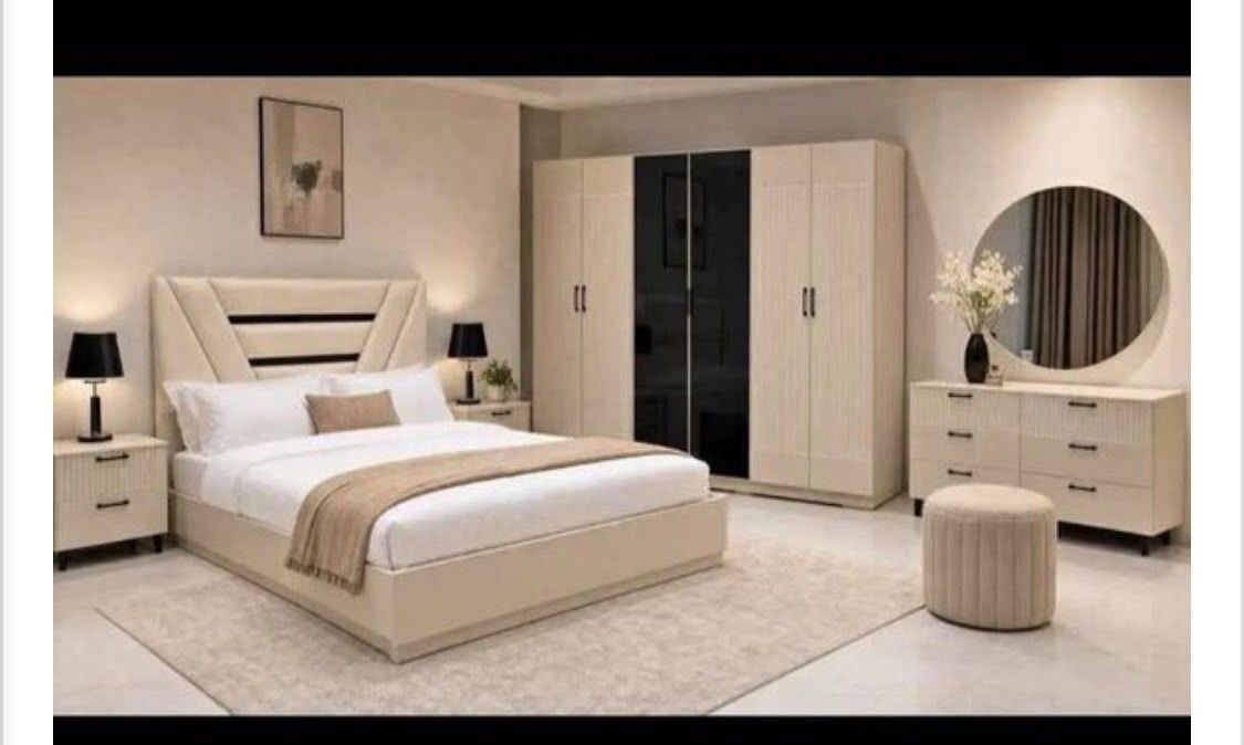 Al Nakheel, Furniture, SAR 111,  New Bedroom Set Sale Online Home Devlree Free