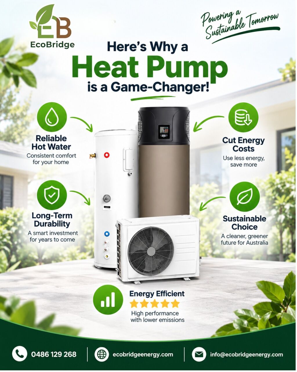 Perth, Electronics, AUD 799,  EcoBridge Heat Pumps &ndash; Save On Energy Bills!