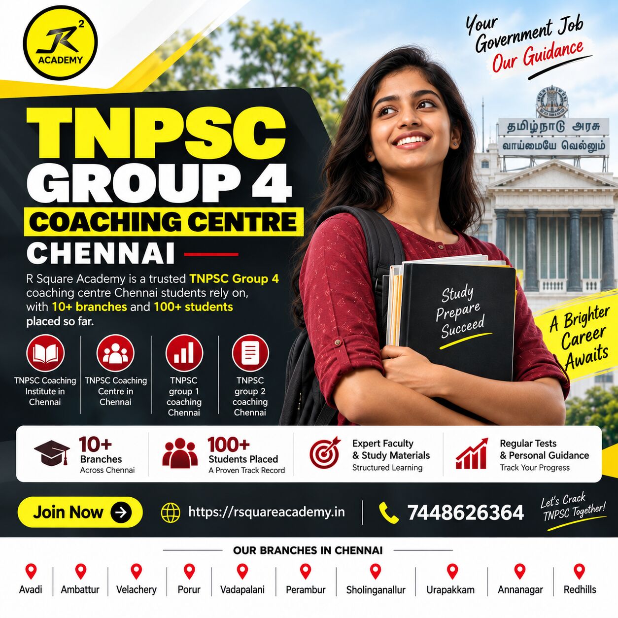 Chennai, Education, TNPSC Group 4 Coaching Centre Chennai
