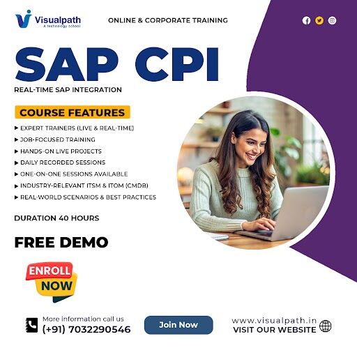 Hyderabad, Lessons Offered, SAP CPI Online Training | SAP CPI Training Online
