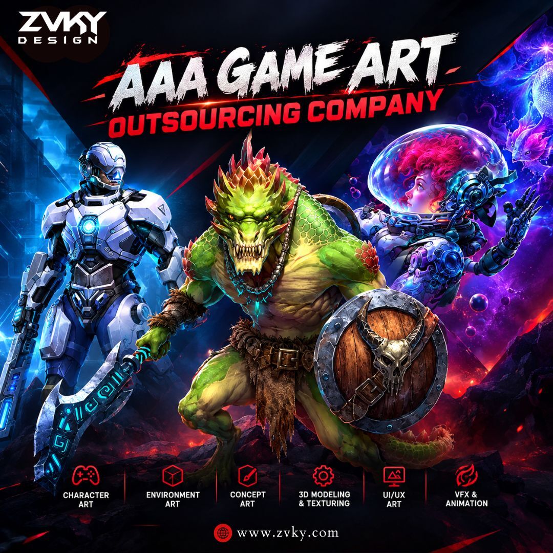 Bangalore, Creative, AAA Game Art Outsourcing Company | ZVKY