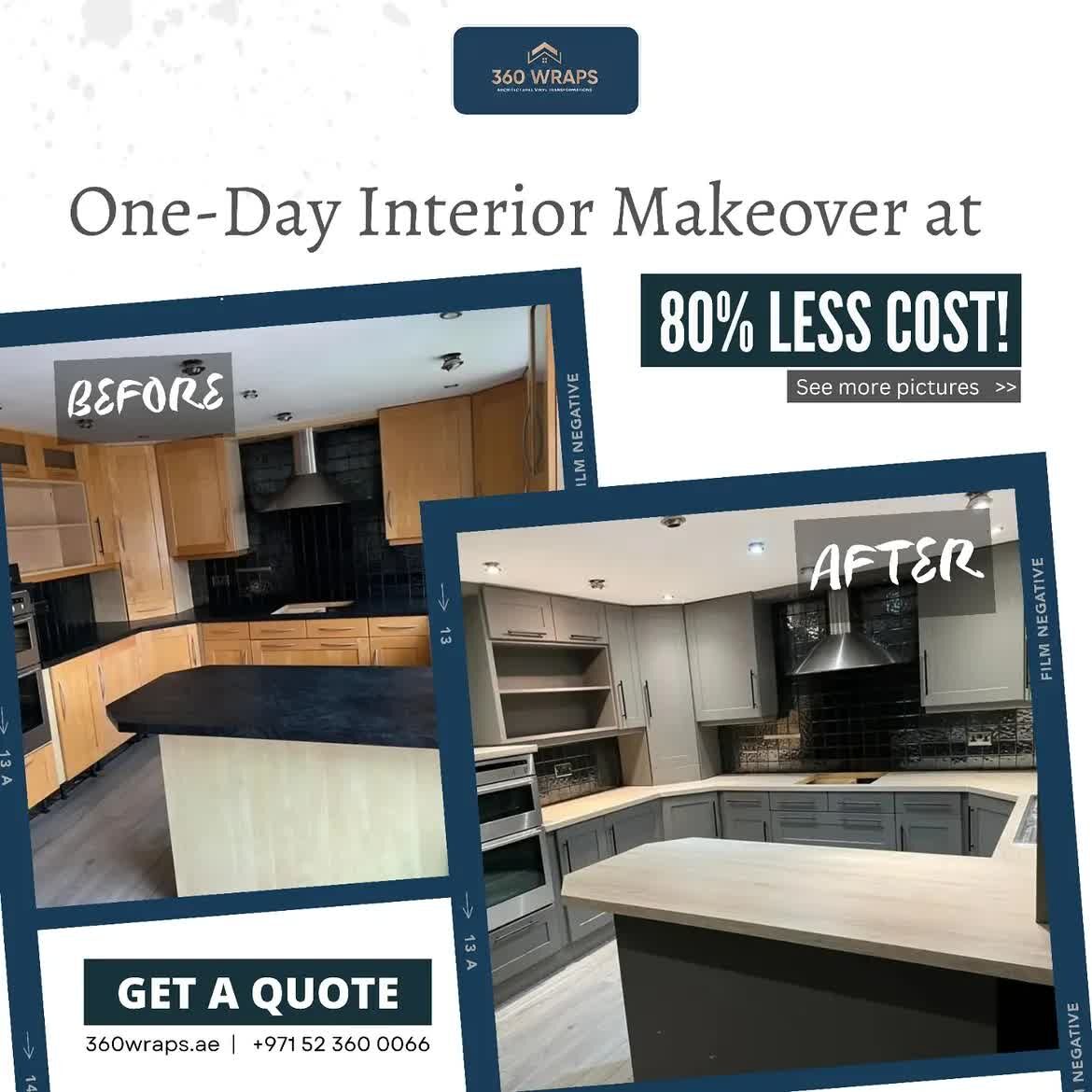 Dubai, Interior Design, Transform Your Space In Just ONE Day With 360 Wraps- Vinyl Wrapping