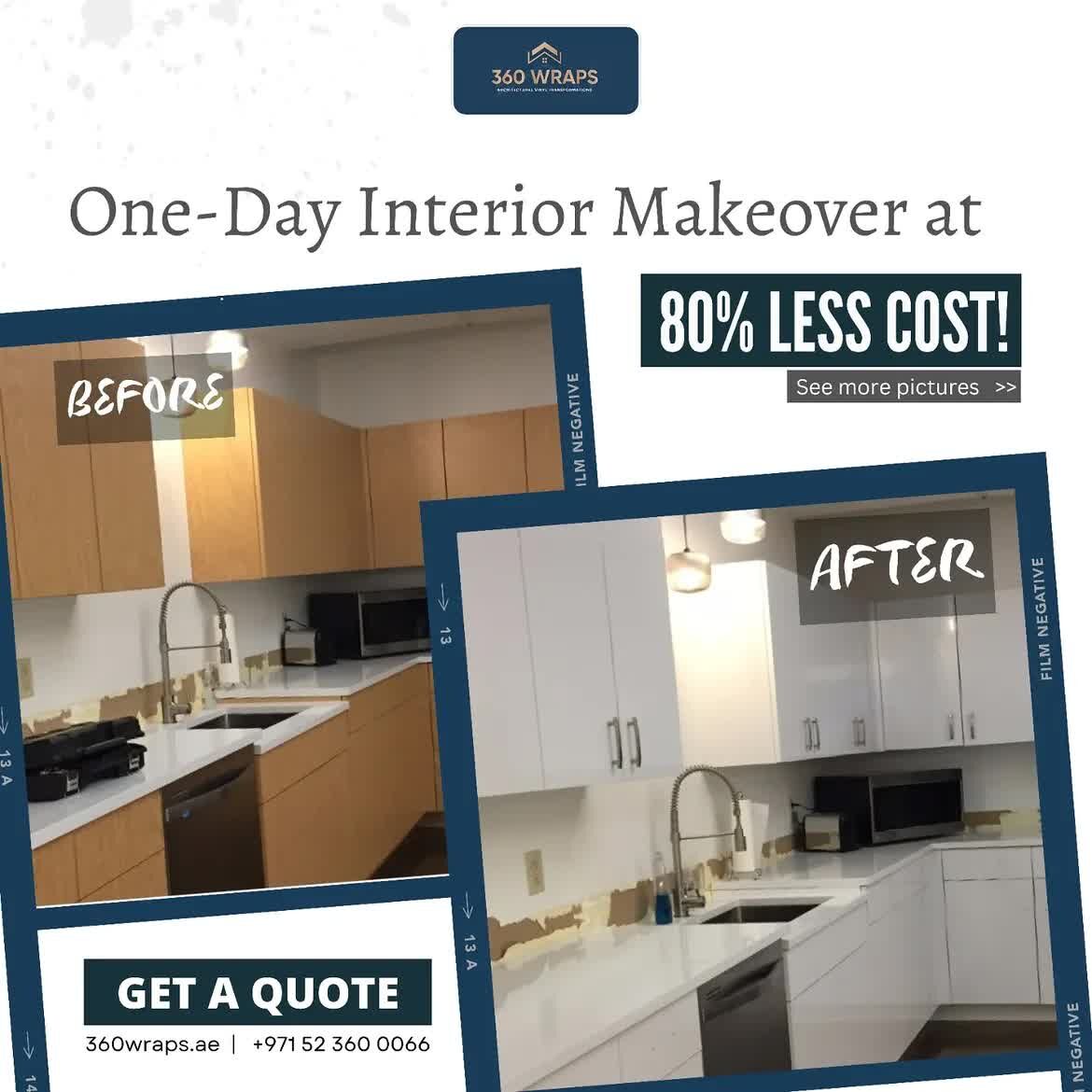 Dubai, Interior Design, Transform Your Space In Just ONE Day With 360 Wraps- Vinyl Wrapping